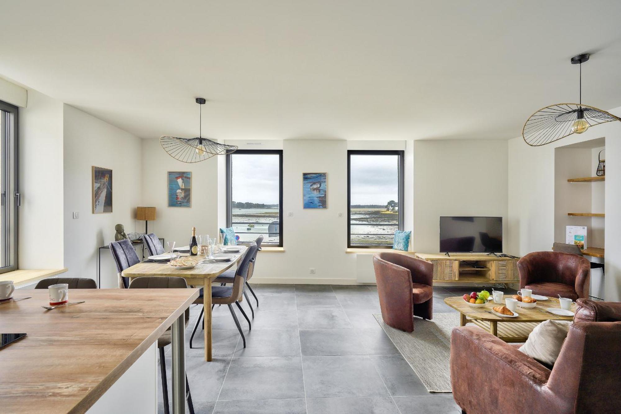 Appartement 4 Personnes Avec Vue Mer Île-Tudy Εξωτερικό φωτογραφία